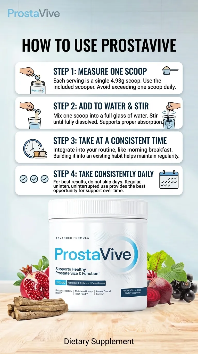 how to use Prostavive